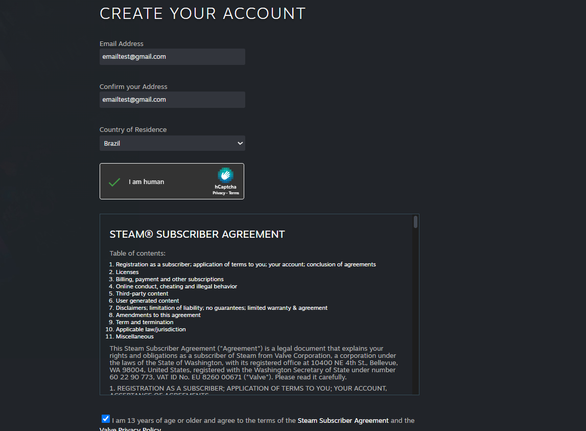 آموزش ساخت اکانت استیم