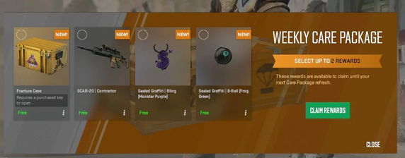 بدست اوردن ایتم cs2 برای فروش