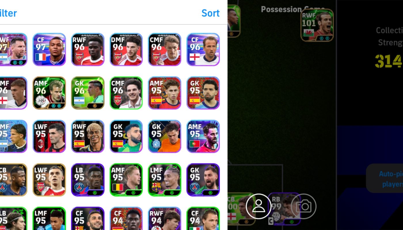 فروش اکانت ای فوتبال موبایل (تک سیو کونامی)